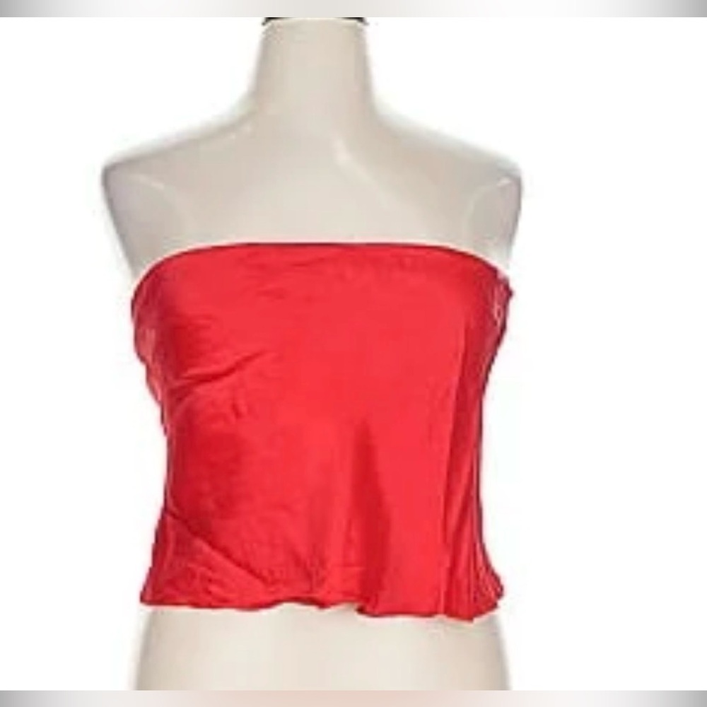 L'academie los angeles Women Red Tube Top Small